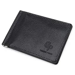 Кожаный мужской зажим для денег GRANDE PELLE 12х8х0.7 см acs0018649