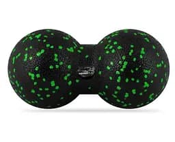 Набір для масажу та йоги PowerPlay PP_4091 EPP (2 м'ячики + валик масажер 15*5,3 см.) Green + гумка 5.5 кг (PP_4091_Green) - мініатюра 3