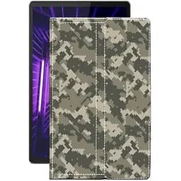 Чехол StatusCASE из экокожи для планшета Lenovo M10 Plus TB-X606F Хаки-зеленый