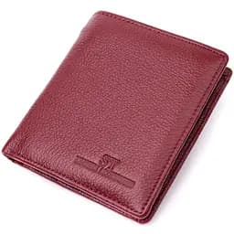 Маленький жіночий гаманець із натуральної шкіри ST Leather 19467 бордовий