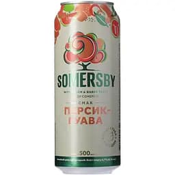 Уцінка. Сидр Somersby Персик-Гуава 4.7% з/б 0.5 л  - мініатюра 3