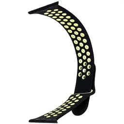 Ремешок Apple Watch Nike Sport 42/44/45/46/49 мм Черный Flash