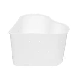 Форма для виготовлення м'якого сиру типу "Камамбер" та сирів із пліснявою у вигляді серця 0.35 л, Kitchette Білий 86340