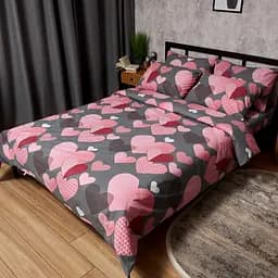 Комплект постільної білизни Moon&Star Бязь Gold Люкс Bush Peony двоспальний 175х210 наволочки 2х70х70