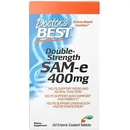 Аминокислота Doctor's Best SAM-e 400 mg (S-Adenosyl-L-Methionine), 60 таблеток