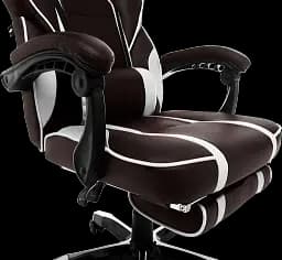 Геймерське крісло GT Racer коричневе з білим (X-2749-1 Dark Brown/White) - мініатюра 7