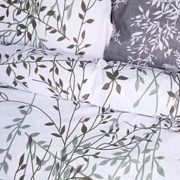 Підковдра MirSon 17-0668 Grey Blooms Ranforce Elite 110х140 см (2200009930973) - мініатюра 2