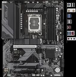 Материнська плата Gigabyte Z790 D AX LGA 1700 (Z790 D AX) - мініатюра 1