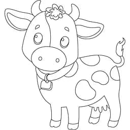 Роспись по холсту "Веселая коровка" Art Craft 15105-AC 25х30 см