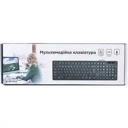 Клавіатура дротова Gembird KB-MCH-04-UA, українська розкладка, мультимедійна, "шоколадні" клавіші, чорний колір - мініатюра 4