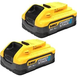 Набор аккумуляторных батарей DeWalt PowerStack 18 В 5 Ач 2 шт. (DCBP518H2)