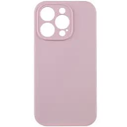 Чохол Epik Silicone Case Full Camera Protective AA NO LOGO для Apple iPhone 16 Pro 6.3 Рожевий/Chalk Pink
