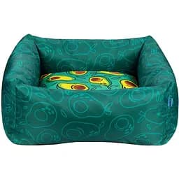 Лежак Barksi Home Авокадо квадратний M 55x55 см зелений