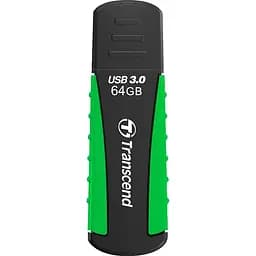 USB Flash накопичувач Transcend 64GB JetFlash 810 USB 3.0 black green (TS64GJF810)
