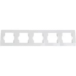 Рамка Brille для розетки ZB-5F wh