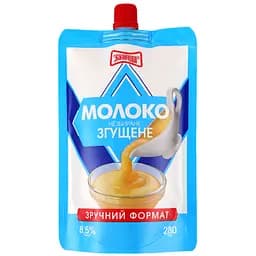 Молоко сгущенное Согласие цельное с сахаром 8.5% д/п 280 г
