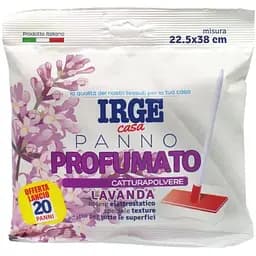 Cерветки сухі Irge для прибирання лаванда 20 шт