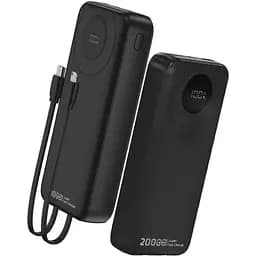 Зовнішній акумулятор WUW Y202 （PD22.5W quick charge) 20000mAh Black (Y202)