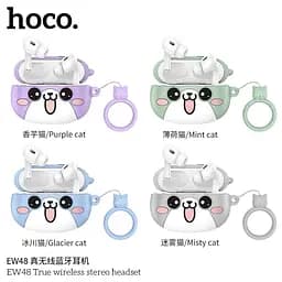 Навушники Hoco EW48 TWS | BT5.3, 30/300mAh, 4h | misty cat - мініатюра 4