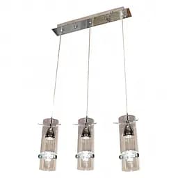 Люстра подвесная Brille галогенная G4 20W CH (BR-01170S/3)