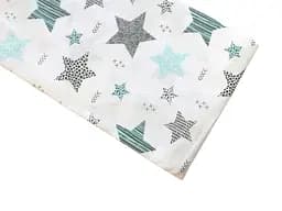 Хлопковая пеленка Moontime 100х80см "Звезды мятные"