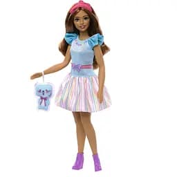 Лялька Barbie Моя перша Barbie Шатенка з зайченям (HLL21) - мініатюра 3