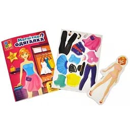 Магнитная игра Vladi Toys Одевашка Everyday look, в папке (VT3204-31)