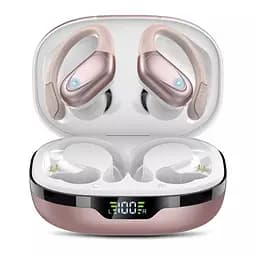 Бездротові спортивні Bluetooth навушники TWS BX17, водонепроникні, з індикатором заряду Жіночі навушники - мініатюра 2