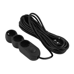 Фільтр живлення 2E 3 розетки, 10 м, Black (2E-U03VES10MBK)