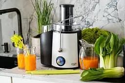 Соковижималка Adler AD 4128 black matte 1000Вт/контейнер для соку-1л/контейнер для м'якот-2л/і чорн (AD4128) - мініатюра 4