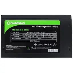 Блок живлення Gamemax 500W (GM-500B) - мініатюра 4