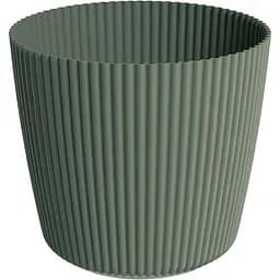  Кашпо для квітів Prosperplast Milly круглий 110 мм темно-зелений