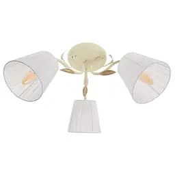 Люстра потолочная Brille с абажуром E14 40W WH (BKL-671C/3)