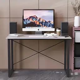 Стол письменный Дейв Ferrum-decor 750x1000x700 Черный металл ДСП Бетон 32 мм (FRD-106455)