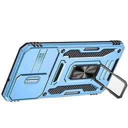 Ударостійкий чохол Camshield Army Ring для Samsung Galaxy A37 5G / A36 5G / A56 5G Блакитний / Light Blue - мініатюра 2