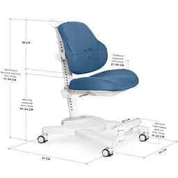Дитяче крісло Mealux Gravity Dark Blue (Y-612 KBL) - мініатюра 3