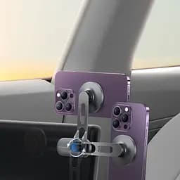Магнітний MagSafe автотримач Baseus Designed For Tesla Car (C40151300S11) - мініатюра 3