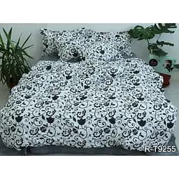 Комплект постільної білизни TAG Tekstil з компаньйоном 1.5-спальний 000210685 (R-T9255)