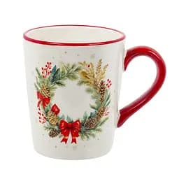 Кружка Lefard Різдвяний Вінок 330 мл (858-0170)