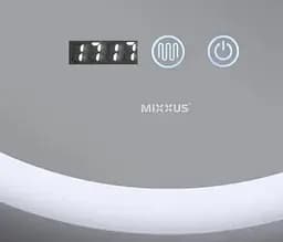 Дзеркало Mixxus Plain MC10-60 (годинник, LED-підсвічування, антизапотівання) (MI6013) - мініатюра 2