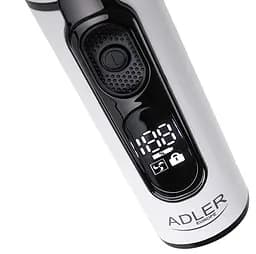 Акумуляторна машинка для стрижки волосся Adler AD 2839 з дисплеєм IPX6 2000 мАг 6 насадок Turbo режим - мініатюра 10