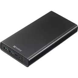 Універсальна мобільна батарея Sandberg Powerbank 38400mAh USB-C PD 100W Black (420-63) - мініатюра 2