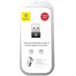 Перехідник адаптер Baseus Exquisite USB to Type-C CATJQ-A01 - мініатюра 4