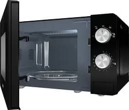 Мікрохвильова піч Gorenje, 17л, мех. керув., 700Вт, чорний - мініатюра 4