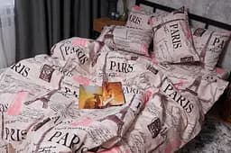 Підковдра Moon&Star Мікросатин Premium Paris Souvenir Полуторна Євро 160x220 см - мініатюра 4