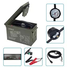 Компресор автомобільний Voin Military Series 90л/хв 150psi 25A (VM-070)