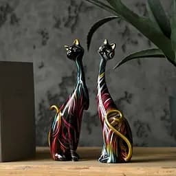 Декоративна статуетка MBM My Home Кішка (DH-ST-21 S COLOR) - мініатюра 7