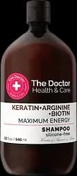 Шампунь The Doctor Health&Care Keratin + Arginine + Biotin Maximum Energy Shampoo, 946 мл