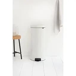 Відро для сміття Brabantia Pedal Bin біле 30 л (111785) - мініатюра 3