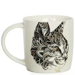 Чашка порцелянова GGP Бочка Animals Gold Рись 1вид 350 мл в Преміум упаковці NBone RX-N16870 (76020790/Рись)